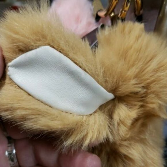 Furry Bunny Rabbit Plush Keychain - Picture 8 of 11